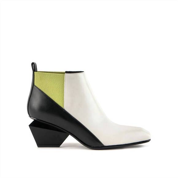 NEW UNITED NUDE women\'s jacky x bootie in cool matcha